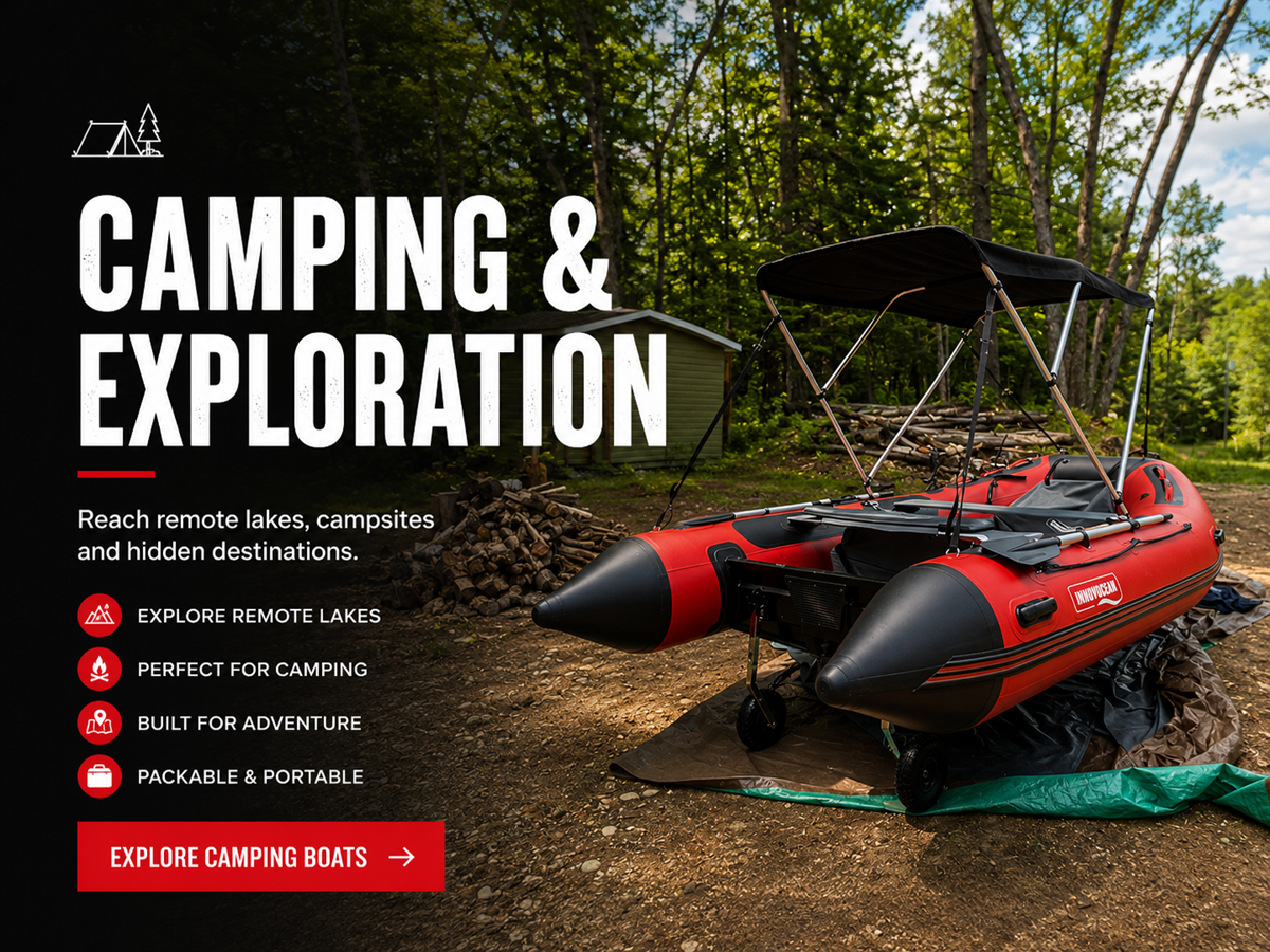 Camping and exploration inflatable boats Canada